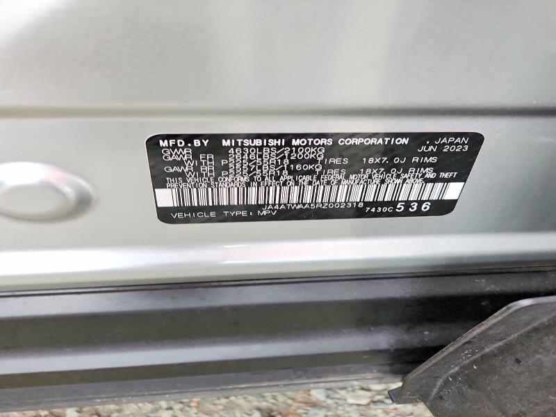 Продаж на аукціоні авто 2024 Mitsubishi Eclipse Cross, vin: JA4ATWAA5RZ002318, номер лоту: 49686786
