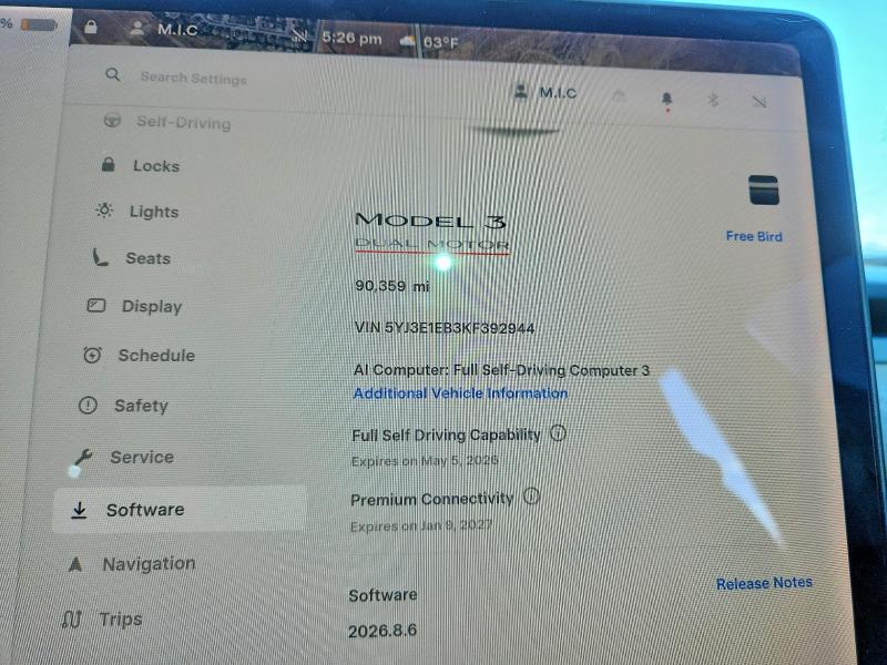 Aukcja sprzedaży 2019 Tesla Model 3, vin: 5YJ3E1EB3KF392944, numer aukcji: 49902076