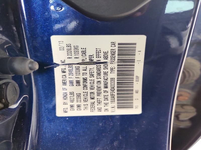 51080806 :رقم المزاد ، 19UUA9F54DA003099 vin ، 2013 Acura Tl مزاد بيع