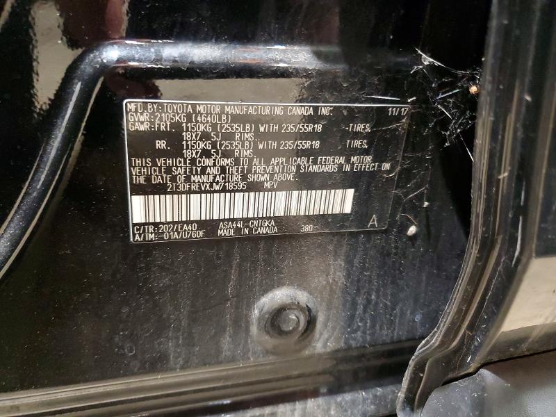 Aukcja sprzedaży 2018 Toyota Rav4, vin: 2T3DFREVXJW718595, numer aukcji: 51268476