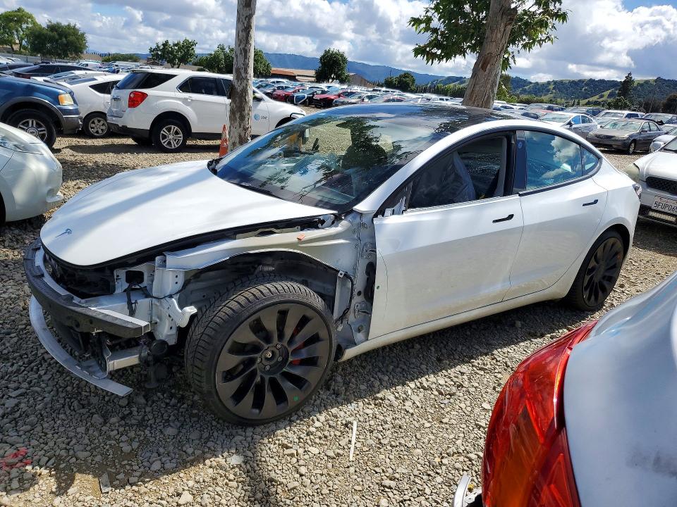 Продажа на аукционе авто 2021 Tesla Model 3, vin: 5YJ3E1EC1MF097336, номер лота: 49953606