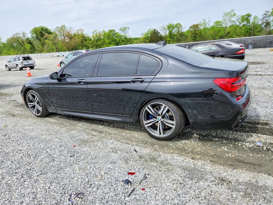 2019 Bmw 740 მანქანა იყიდება აუქციონზე, vin: WBA7E2C56KB218015, აუქციონის ნომერი: 48905326