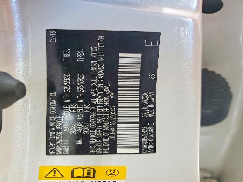 2018 Lexus Rx მანქანა იყიდება აუქციონზე, vin: JTJGZKCA6J2004447, აუქციონის ნომერი: 50056626