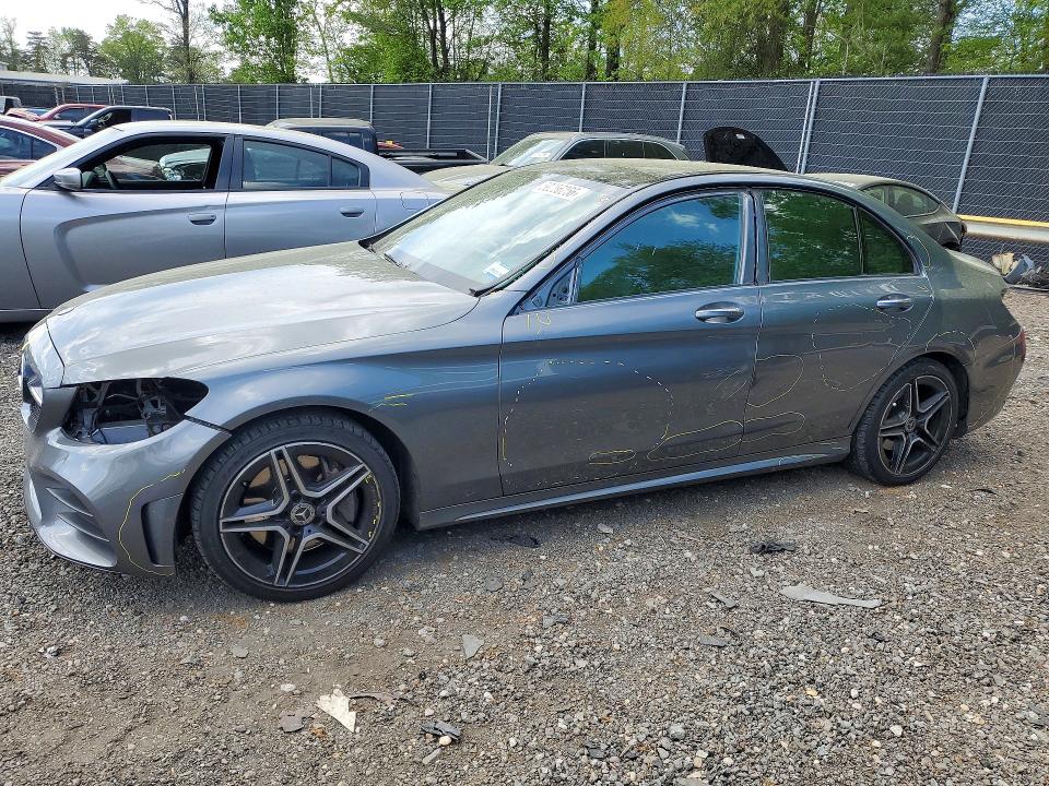 50256256 :رقم المزاد ، W1KWF8EB6LR592642 vin ، 2020 Mercedes-benz C مزاد بيع