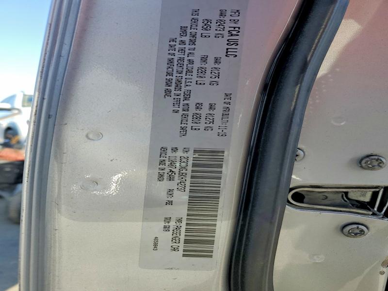 Auction sale of the 2019 Dodge Charger, vin: 2C3CDXGJ6KH742737, lot number: 51877996