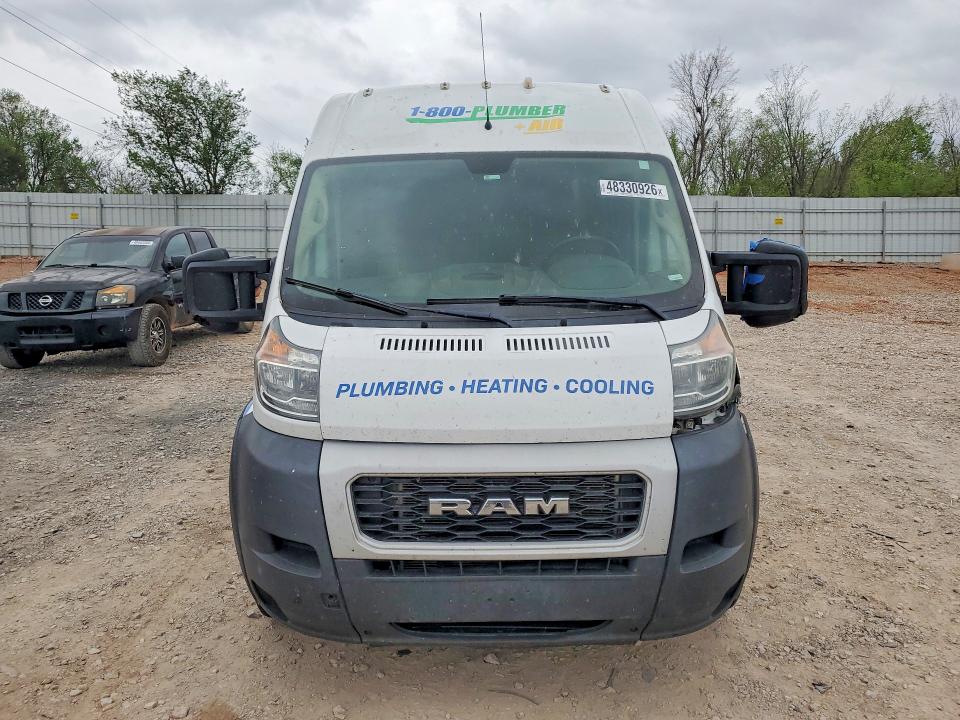 2021 Ram Promaster 2500 მანქანა იყიდება აუქციონზე, vin: 3C6LRVDG4ME516387, აუქციონის ნომერი: 48330926