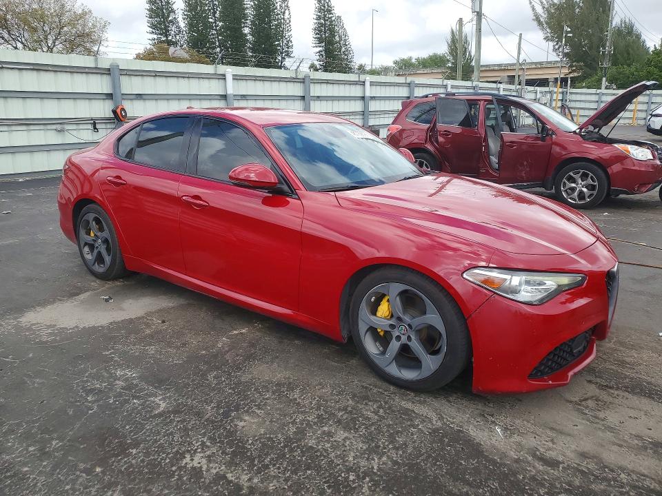 2019 Alfa Romeo Giulia მანქანა იყიდება აუქციონზე, vin: ZARFAMAN4K7599798, აუქციონის ნომერი: 48739696