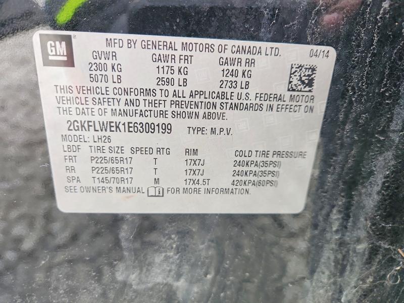 Продажа на аукционе авто 2014 Gmc Terrain, vin: 2GKFLWEK1E6309199, номер лота: 50695596