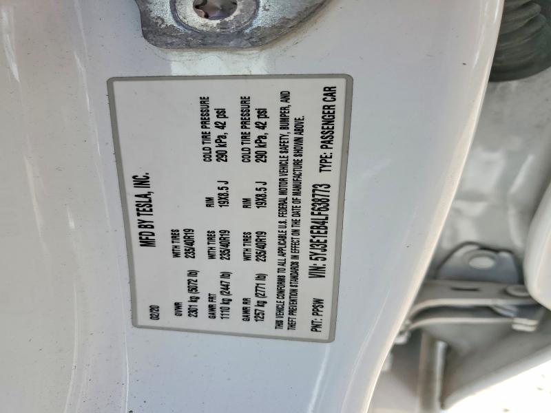 Aukcja sprzedaży 2020 Tesla Model 3, vin: 5YJ3E1EB4LF638773, numer aukcji: 50463106