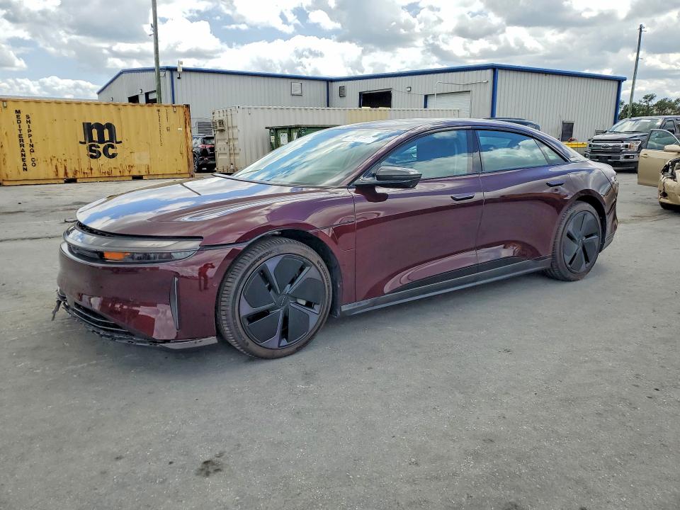 51753736 :رقم المزاد ، 50EA1TEA7SA002518 vin ، 2025 Lucid Motors Air مزاد بيع