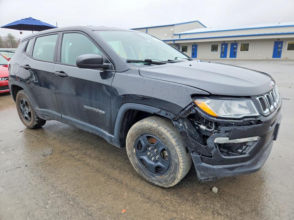 48060356 :رقم المزاد ، 3C4NJCAB1KT763025 vin ، 2019 Jeep Compass مزاد بيع