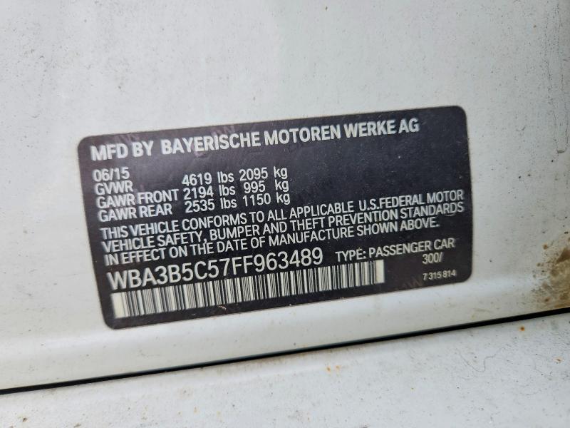 Aukcja sprzedaży 2015 Bmw 328, vin: WBA3B5C57FF963489, numer aukcji: 49373126