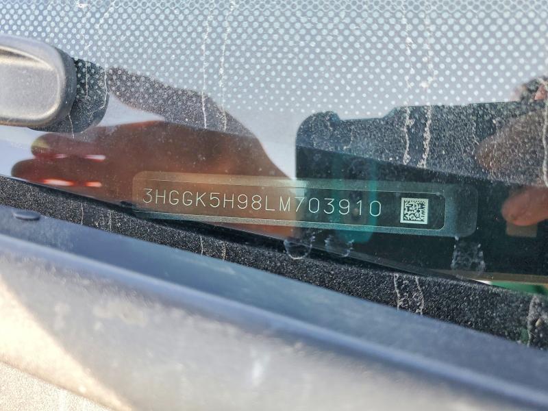 51156496 :رقم المزاد ، 3HGGK5H98LM703910 vin ، 2020 Honda Fit مزاد بيع
