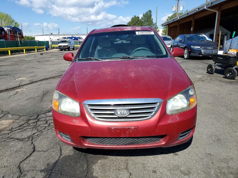 2009 Kia Spectra მანქანა იყიდება აუქციონზე, vin: KNAFE221495650962, აუქციონის ნომერი: 51093456