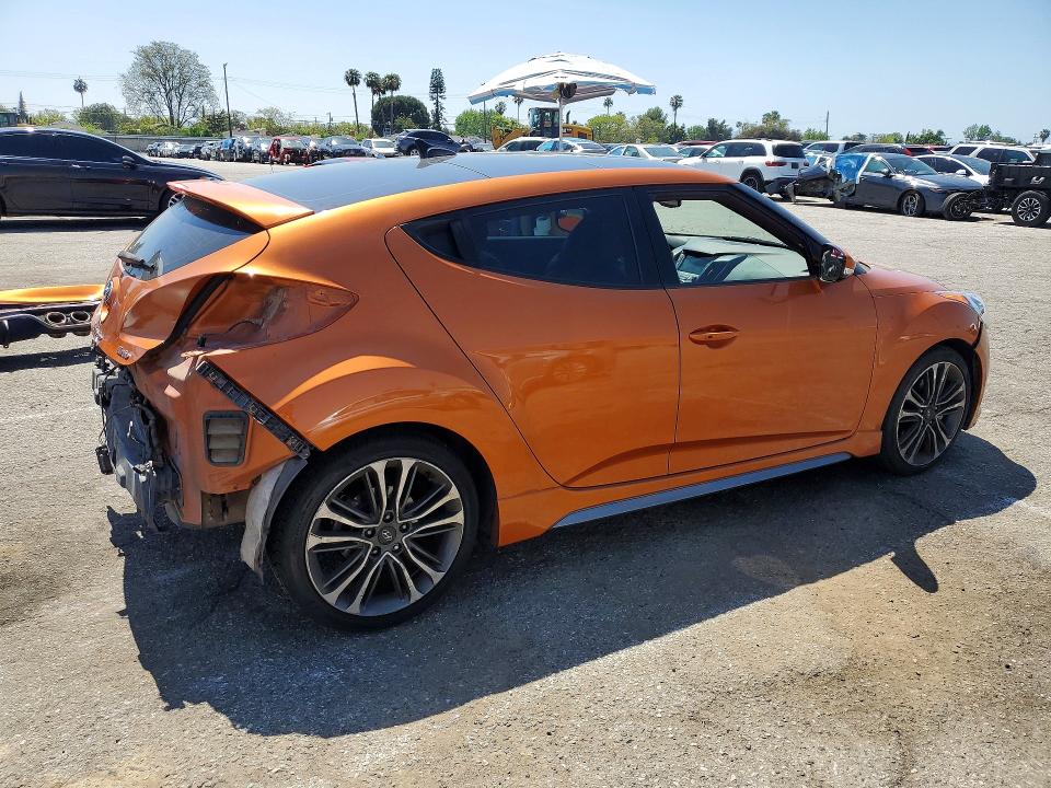 48704306 :رقم المزاد ، KMHTC6AE6GU254277 vin ، 2016 Hyundai Veloster مزاد بيع
