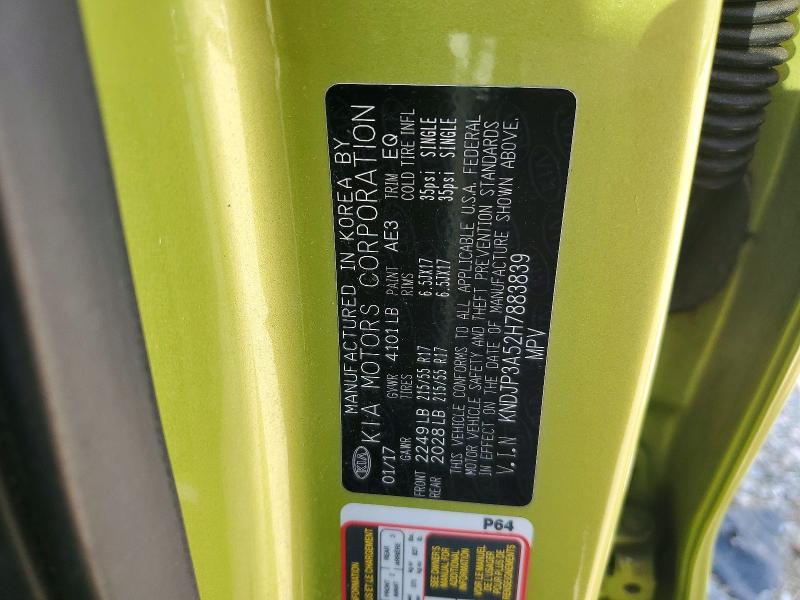 Продажа на аукционе авто 2017 Kia Soul, vin: KNDJP3A52H7883839, номер лота: 46777756