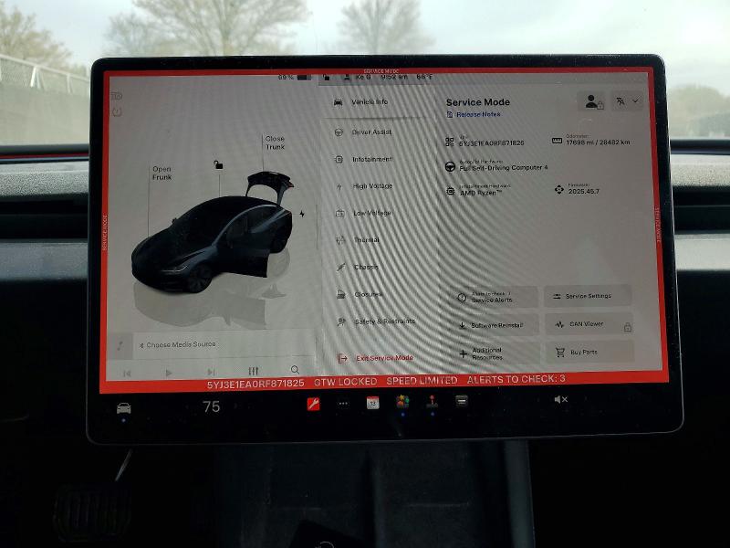 Aukcja sprzedaży 2024 Tesla Model 3, vin: 5YJ3E1EA0RF871825, numer aukcji: 49508856