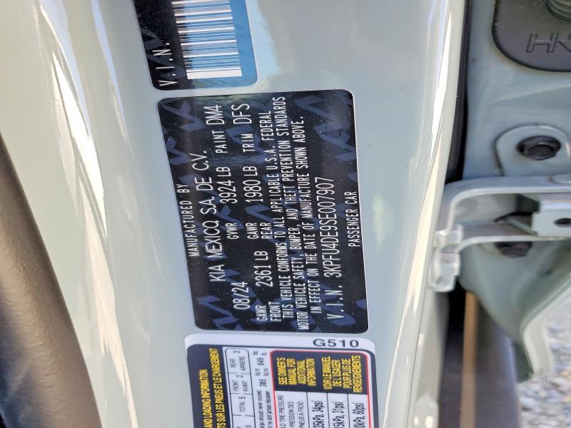 49516876 :رقم المزاد ، 3KPFU4DE9SE007907 vin ، 2025 Kia K4 مزاد بيع