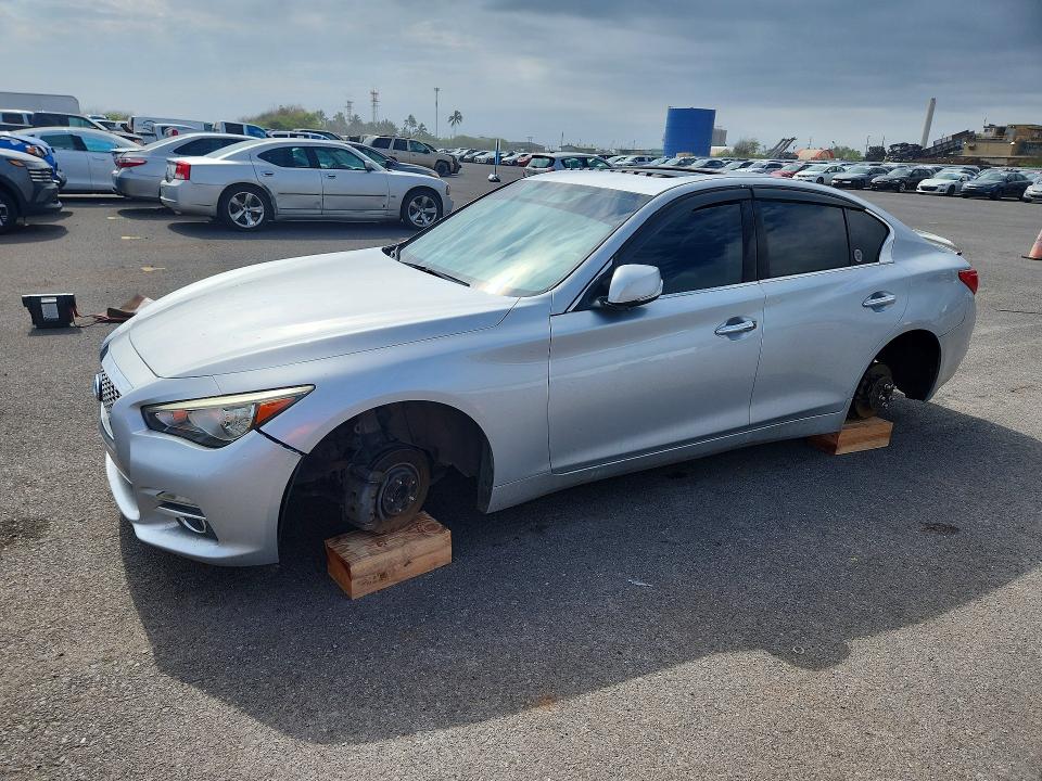 2014 Infiniti Q50 მანქანა იყიდება აუქციონზე, vin: JN1BV7AP1EM689158, აუქციონის ნომერი: 50177546