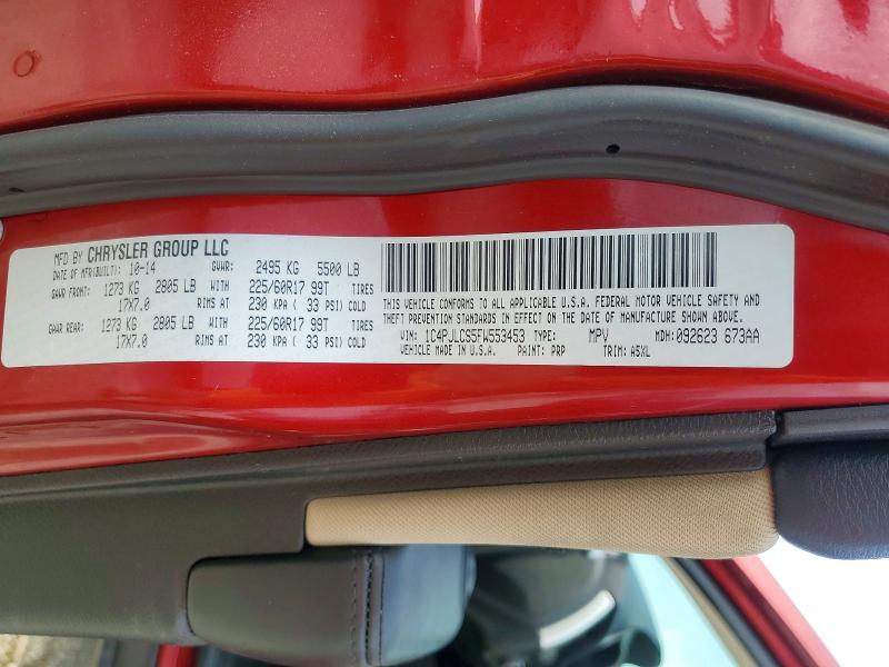 Продаж на аукціоні авто 2015 Jeep Cherokee, vin: 1C4PJLCS5FW553453, номер лоту: 50809596