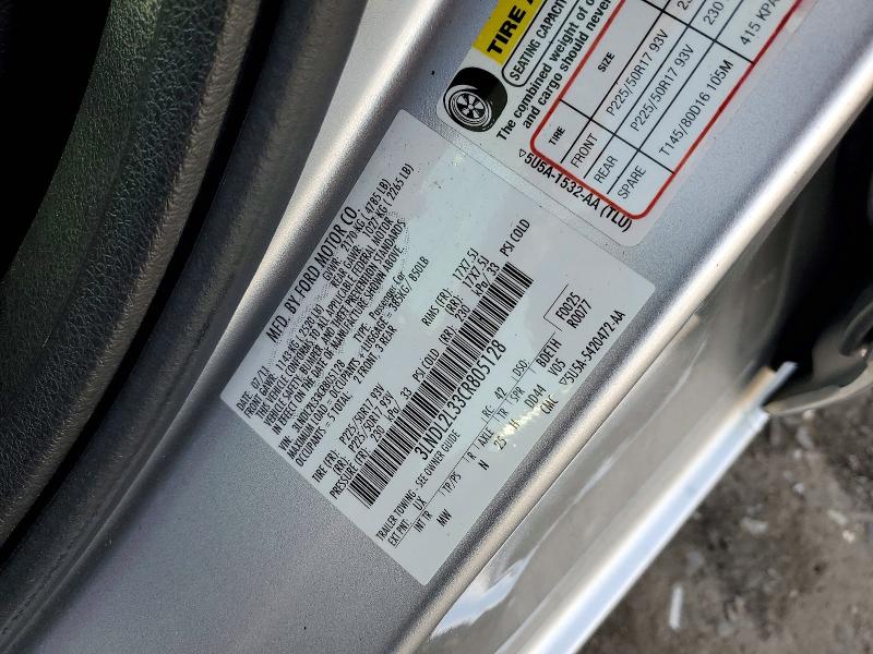 Продажа на аукционе авто 2012 Lincoln Mkz, vin: 3LNDL2L33CR805128, номер лота: 49157956