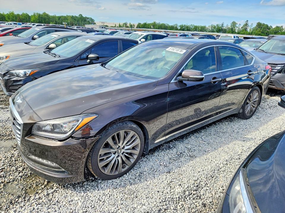 2015 Hyundai Genesis მანქანა იყიდება აუქციონზე, vin: KMHGN4JF7FU061028, აუქციონის ნომერი: 51621876