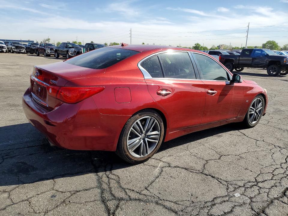 2014 Infiniti Q50 მანქანა იყიდება აუქციონზე, vin: JN1BV7AP3EM671275, აუქციონის ნომერი: 50698956