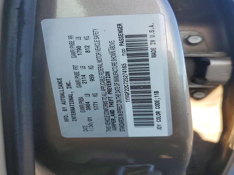 Aukcja sprzedaży 2002 Mazda 626, vin: 1YVGF22C725274165, numer aukcji: 50991056