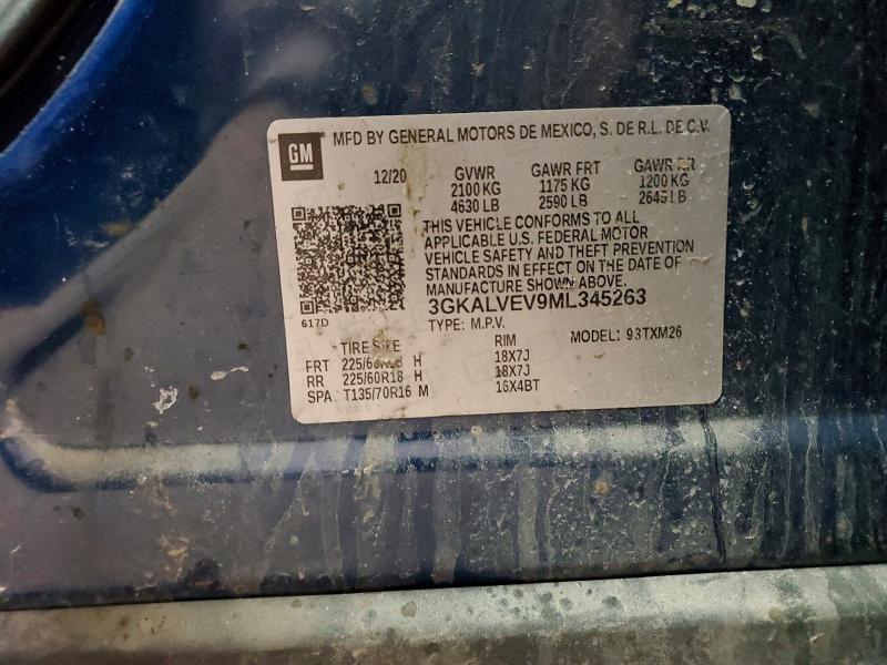 Продажа на аукционе авто 2021 Gmc Terrain, vin: 3GKALVEV9ML345263, номер лота: 50501326