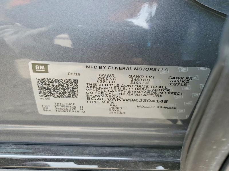 Продаж на аукціоні авто 2019 Buick Enclave, vin: 5GAEVAKW9KJ304148, номер лоту: 51448816