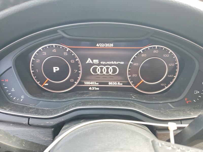 Продаж на аукціоні авто 2018 Audi A5, vin: WAUCNCF56JA032298, номер лоту: 50949616