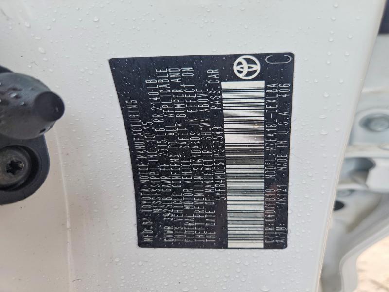 50649126 :رقم المزاد ، 5YFB4MDE5TP372549 vin ، 2026 Toyota Corolla مزاد بيع