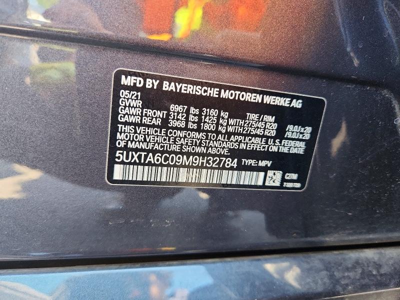 Продажа на аукционе авто 2021 Bmw X5, vin: 5UXTA6C09M9H32784, номер лота: 51804566