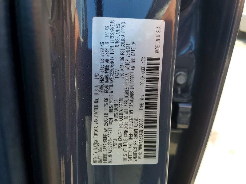 Продаж на аукціоні авто 2025 Mazda Cx-50, vin: 7MMVAABWXSN130805, номер лоту: 51127836