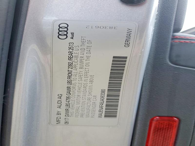 Продажа на аукционе авто 2018 Audi A4, vin: WAUENAF48JA063380, номер лота: 77404175