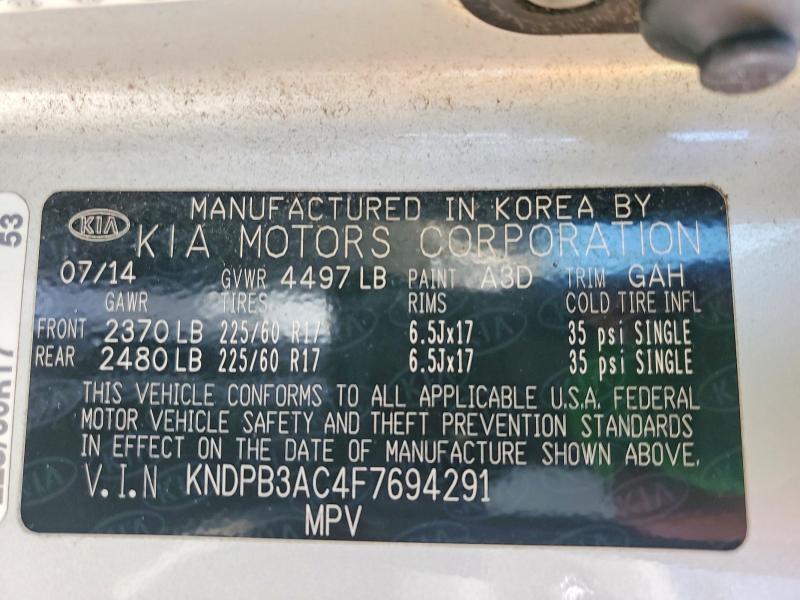 2015 Kia Sportage მანქანა იყიდება აუქციონზე, vin: KNDPB3AC4F7694291, აუქციონის ნომერი: 51321626