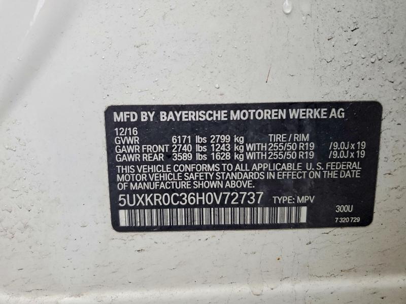 Продажа на аукционе авто 2017 Bmw X5, vin: 5UXKR0C36H0V72737, номер лота: 48232206