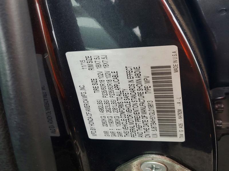 Aukcja sprzedaży 2016 Acura Rdx, vin: 5J8TB4H51GL019813, numer aukcji: 51599296