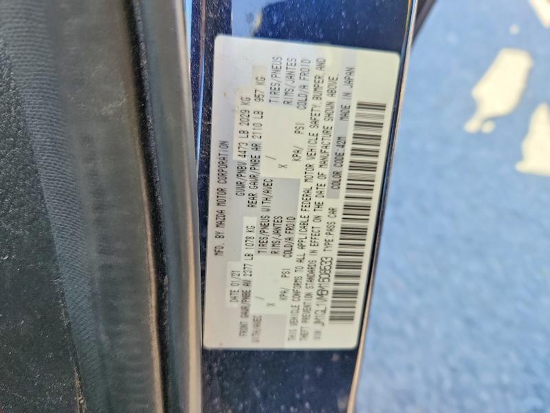 Aukcja sprzedaży 2021 Mazda 6, vin: JM1GL1VM6M1608533, numer aukcji: 49262666