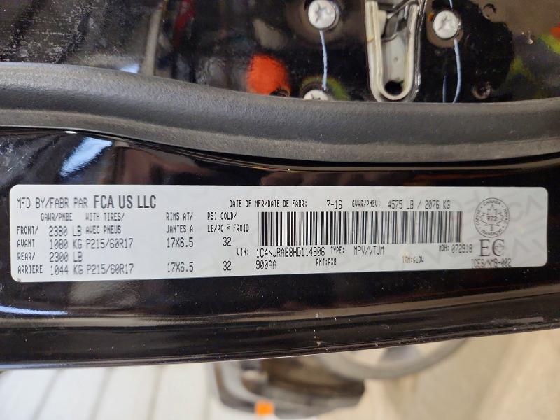 Aukcja sprzedaży 2017 Jeep Patriot, vin: 1C4NJRAB8HD114906, numer aukcji: 48098556