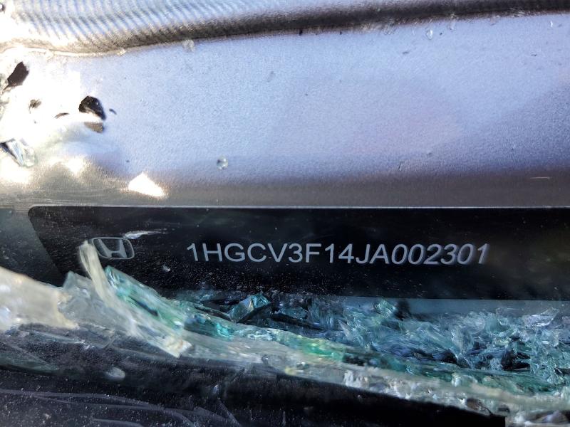 50854496 :رقم المزاد ، 1HGCV3F14JA002301 vin ، 2018 Honda Accord مزاد بيع