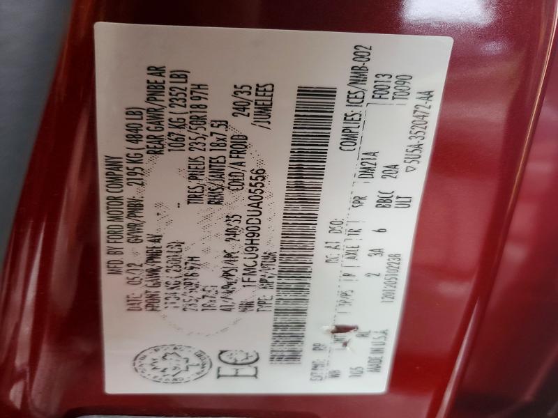 Продаж на аукціоні авто 2013 Ford Escape, vin: 1FMCU9H90DUA05556, номер лоту: 45696516