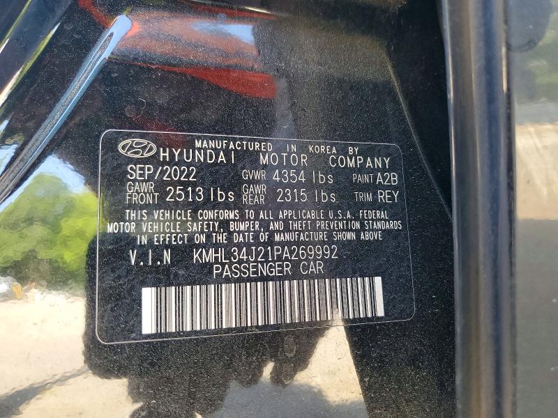 50401396 :رقم المزاد ، KMHL34J21PA269992 vin ، 2023 Hyundai Sonata مزاد بيع