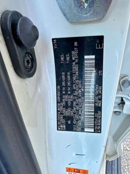Aukcja sprzedaży 2017 Toyota Land Cruiser, vin: JTMCY7AJ7H4052946, numer aukcji: 51142356