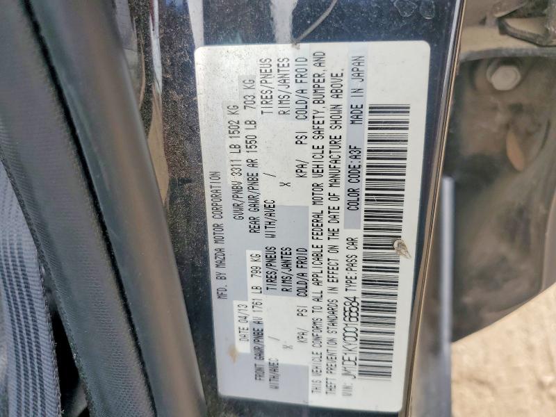 2013 Mazda Mazda2 მანქანა იყიდება აუქციონზე, vin: JM1DE1KY0D0166584, აუქციონის ნომერი: 49921076