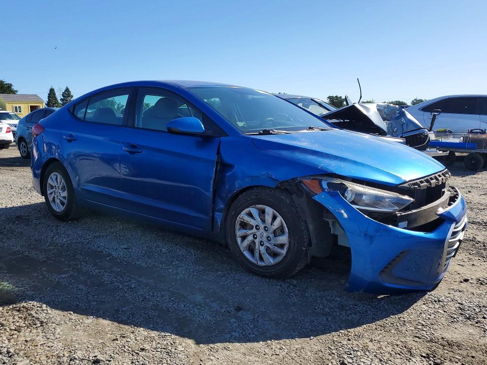 51021996 :رقم المزاد ، 5NPD74LF1HH201814 vin ، 2017 Hyundai Elantra مزاد بيع