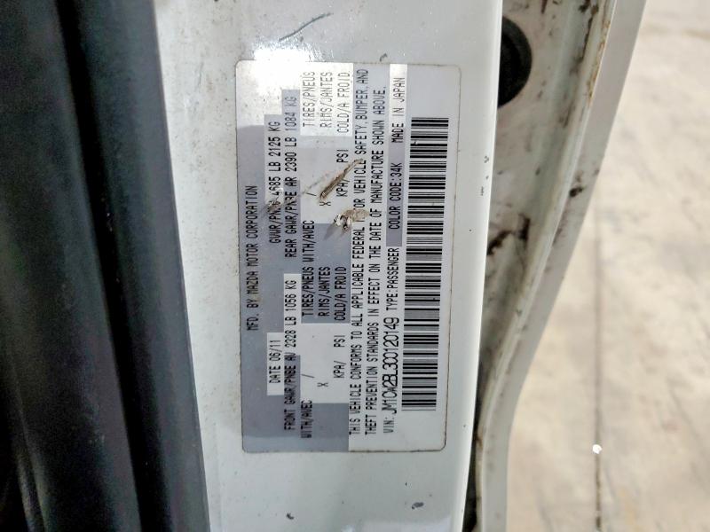 Aukcja sprzedaży 2012 Mazda 5, vin: JM1CW2BL3C0120149, numer aukcji: 50067316