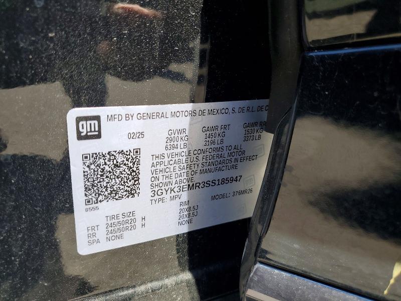 Aukcja sprzedaży 2025 Cadillac Optiq, vin: 3GYK3EMR3SS185947, numer aukcji: 50649036