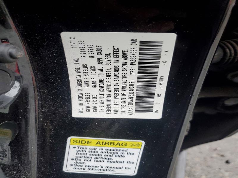 Продажа на аукционе авто 2013 Acura Tl, vin: 19UUA8F5XDA004851, номер лота: 50952116