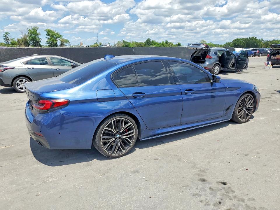 51254686 :رقم المزاد ، WBA53BH09MCF79216 vin ، 2021 Bmw 530 مزاد بيع